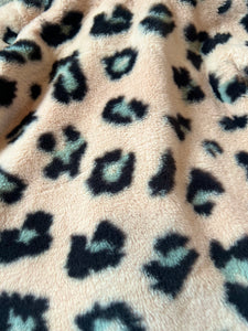 Appaman girls Cleo faux fur leopard jacket 12