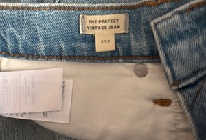 Madewell Women’s Perfect Vintage Jeans ripped knee 25P
