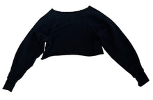 Katie J NYC tween girls Shane off shoulder cropped sweatshirt S(7-8)
