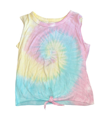 Ocean Drive girls knotted tie dye tank top S(7-8)