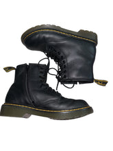 Dr Marten girls Air Wair black combat boots 2