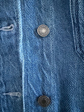 Faherty women’s corduroy collar button up denim jacket XS/S