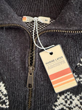 Marine Layer Archive women’s Whitney quarter zip sweater XS NEW