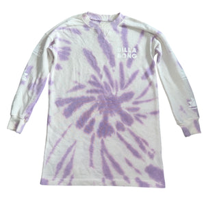 Billabong girls tie dye sweatshirt dress S(8)