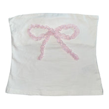 Edikted juniors lace bow tube top M