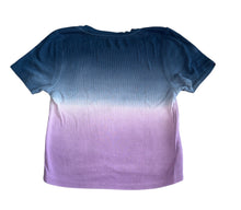 Katie J NYC junior women’s Livi ribbed cropped dip dye tee XS