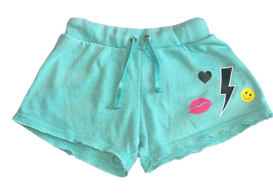 Vintage Havana girls graphic fleece lounge shorts S(7-8)