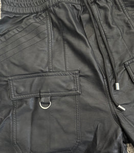 We The Free by Free People women’s City of Angels vegan leather cargo pants XS
