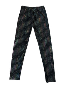 Dori Creations girls metallic star print leggings 8-10