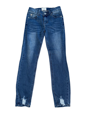 Hudson girls distressed skinny jeans 10