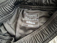 Adidas boys triple stripe black athletic shorts 11-12