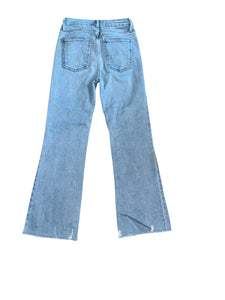 Just Black Denim women’s frayed crop flare jeans 25