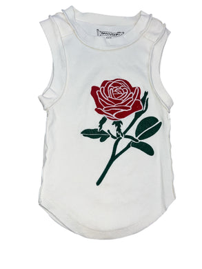 Banner Day by Free People women’s embroidered rose tank top XS