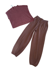 Free People Beach women’s Freya cropped sweater & pants set XS NEW