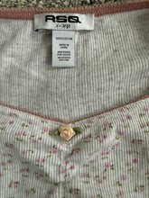 RSQ girls floral long sleeve top XL