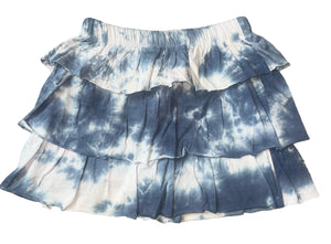 Pixie Lane girls ruffle tie dye mini skirt 8