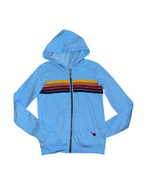 Aviator Nation kids 5 Stripe zip hoodie 12