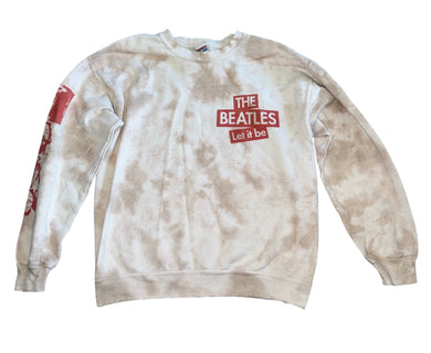 Junk Food women’s The Beatles Let it Be distressed sweatshirt S