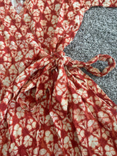 Faherty women’s Willow wrap dress in Spiced Shibori print XS NEW
