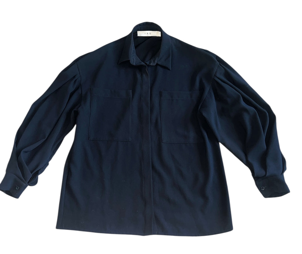 Iro Paris women’s Sigina oversized balloon sleeve blouse 40(L)