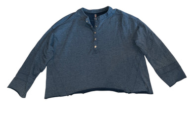 Free People Movement women’s Play On raw edge top XS