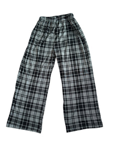 Pixie Lane girls plaid print lounge pants 9-10