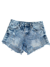 Blank NYC girls mid rise cutoff distressed jean shorts 12