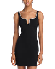 Aqua women’s rhinestone embellished tank dress L