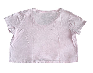 Katie J NYC junior women’s cropped v neck tee XS