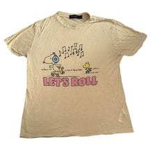 Junk Food women’s Peanuts Let’s Roll tee shirt XS