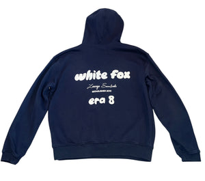 White Fox women’s Era 8 oversized hoodie in navy L/XL