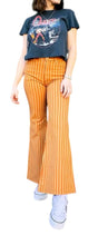 Wrangler women’s Wanderer 622 retro striped wide bell bottoms 25/32 NEW