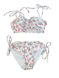 Flowers By Zoe girls 2pc floral bikini S(7)