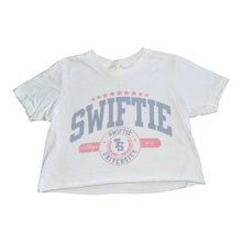 Bella & Canvas girls cropped Swiftie University tee M(10-12)