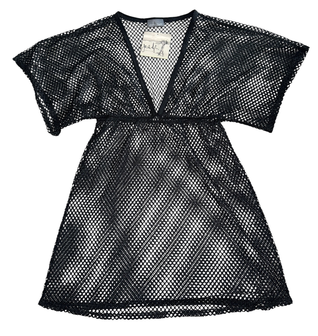 Jordan Taylor women’s fishnet coverup dress S NEW