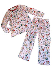 Pixie Lane girls 2pc Christmas print pajama/lounge set 8