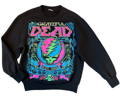 Grateful Dead girls neon graphic pullover sweatshirt S(6-8 read description)