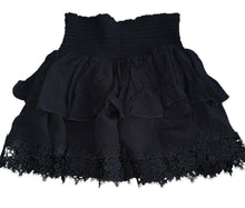 Katie J NYC tween girls Lucy lace trim mini skirt L(12)