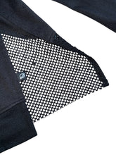 Terez girls fishnet cape hoodie top L(14)