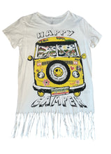 Lauren Moshi girls Happy Camper fringe tee 8