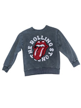 Zara girls rhinestone Rolling Stones sweatshirt 8-9