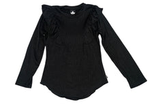 Pixie Lane girls ruffle shoulder long sleeve top 5