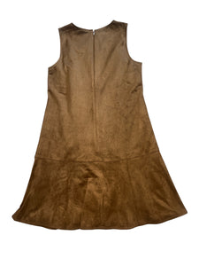 J Crew women’s faux suede drop waist dress 0