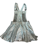 MIA New York girls metallic overall dress 5