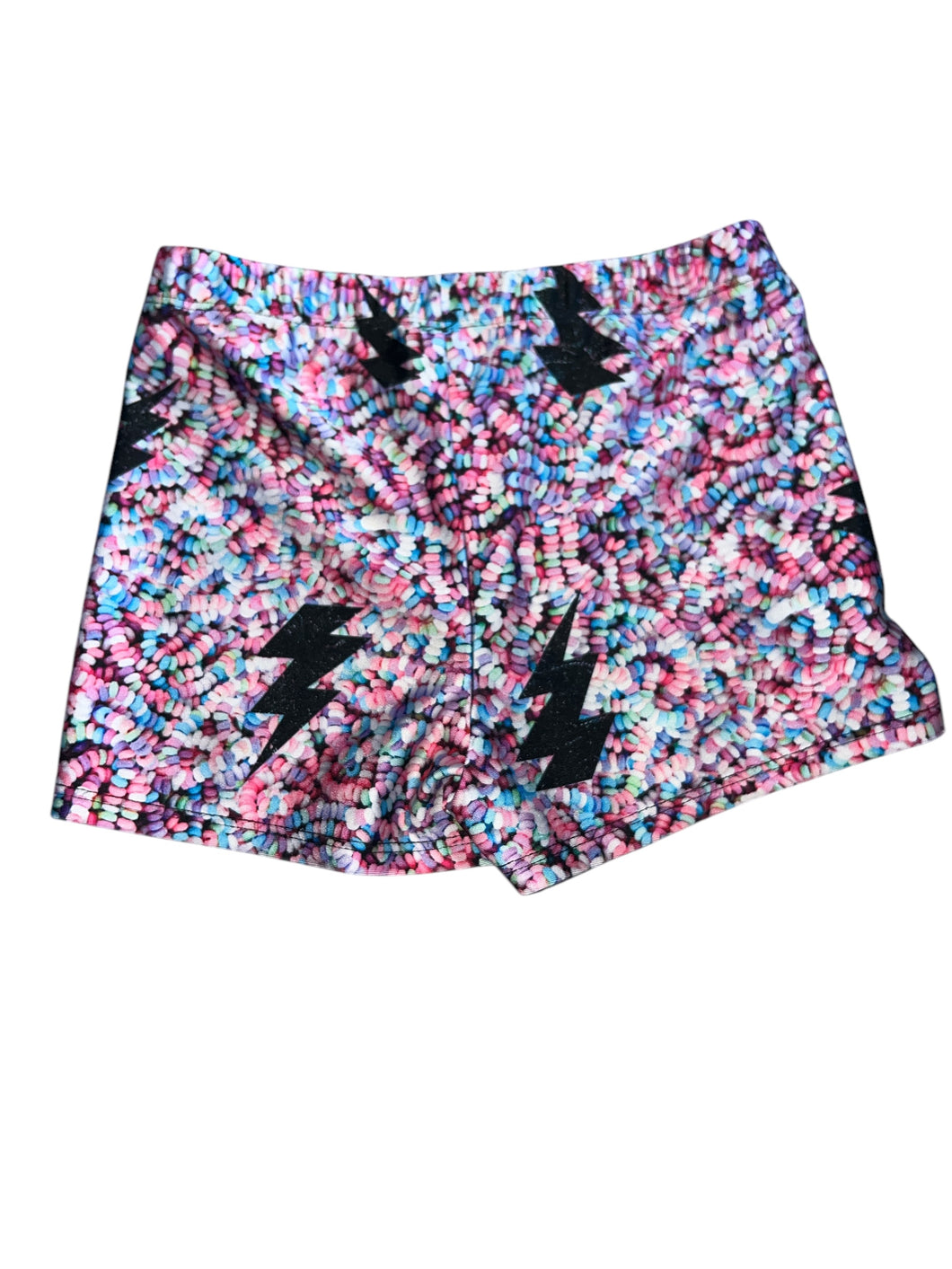 Pixie Lane girls hi shine beads and bolts tumble shorts 8