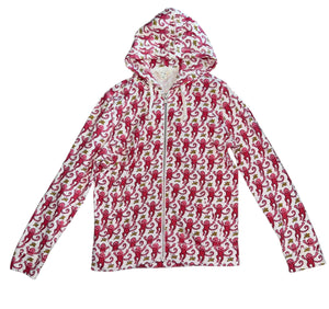 Roller Rabbit girls Monkey Harley zip up hoodie 12