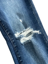 Mica women’s exposed button fly slim straight jeans 26
