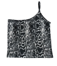 Suzette Collection juniors one strap crop top ONE SIZE