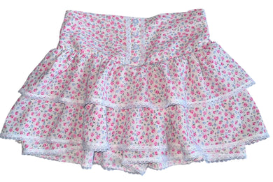 Katie J NYC tween girls Jordie floral skort M(10)