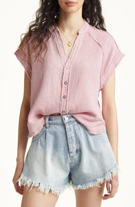 We The Free by Free People women’s Dreamy Days gauze top XS NEW (slight defect)